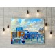 Falkirk FC Brockville Stadium 'Going to the Match' Wall Art Canvas